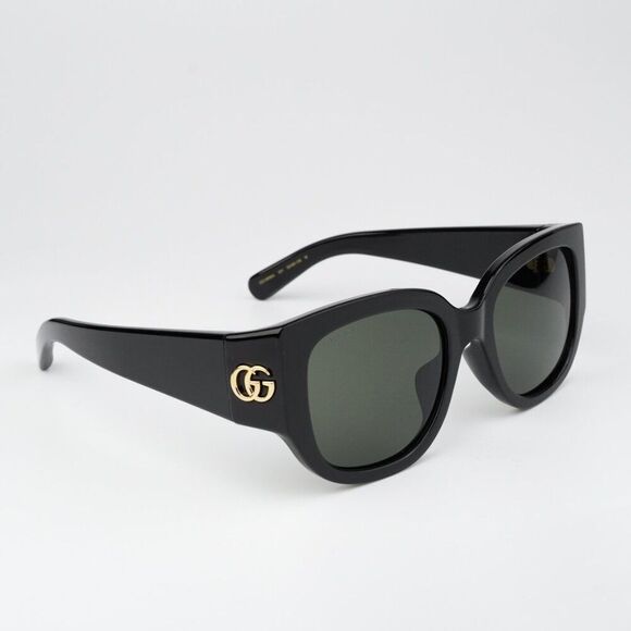 NEW Gucci GG1599SA 001 Black Grey Women Square Sunglasses GG 1599SA - Picture 9 of 15